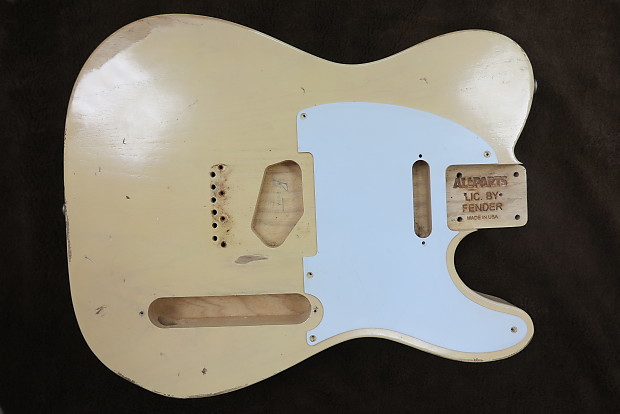 Blonde telecaster outlet body