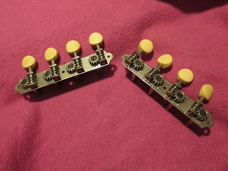 vintage 1920's waverly mandolin tuners "patent applied for" signed for Gibson A F style Loar martin image 1