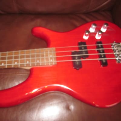 Cort  ACTION BASS PLUS TR 4-String Electric Bass Trans Red image 2