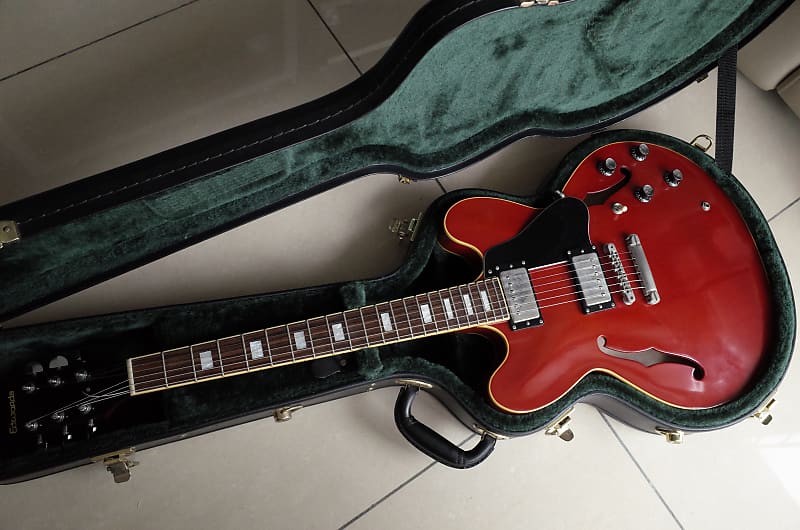 2004 Edwards E-SA-118LT (Later E-SA-125LTS and now E-SA-160LTS) Cherry Red  Gibson ES-335 MIJ clone