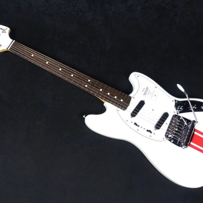 Fender Japan FSR Limited Edition Olympic White/Red Competition Mustang MIJ Domestic Only Model. image 2