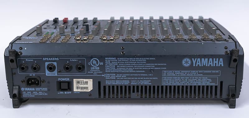 Yamaha EMX3000 12-Channel Powered Mixer with Slip Cover | Reverb