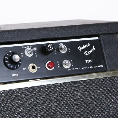 1974 Alamo Futura Reverb Model 2567 Amplifier Black Tube Amplifier 2x12 Combo Rare Hybrid Guitar Amp w/ Reverb Tremolo Effects image 10