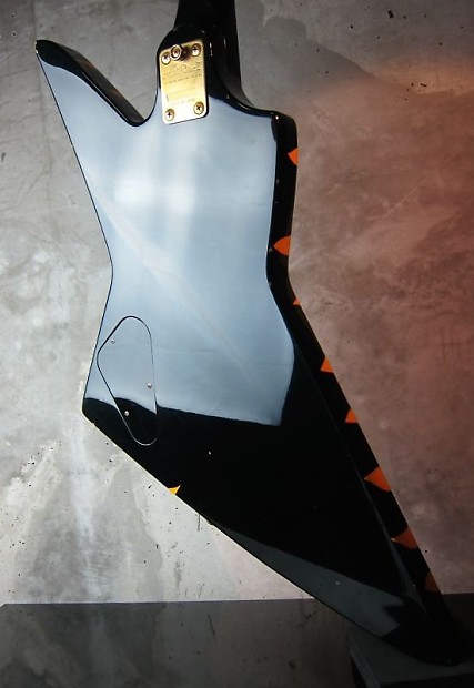 Aria Pro Ⅱ ZZB Deluxe Tiger Zebra Stripe 1984 Aria Pro II ZZB Deluxe Electric Bass Guitar Orange