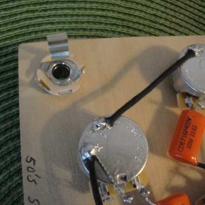Wiring for Epiphone Les Paul Cts Switchcraft Cde 50's style image 4