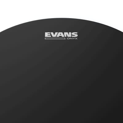 Evans Onyx Frosted Tom Drum Head, 13 Inch image 2