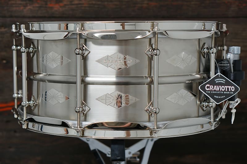 Craviotto 6.5x14" AK Masters Metal NOB Snare Drum - 17 of 50 image 1