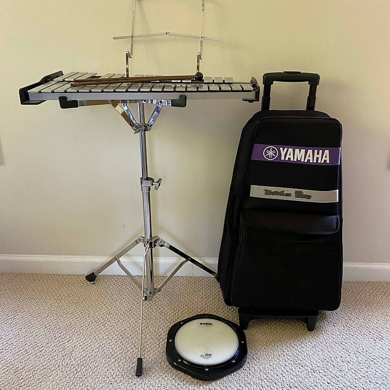 Yamaha Student Bell Xylophone Kit w/ Stand, Rolling Cart, Reverb
