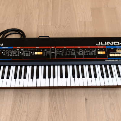 1980s Roland Juno-60 Vintage Analog Synthesizer Keyboard w/ MD-8 MIDI Interface, Juno-66 Upgrade Kit image 2