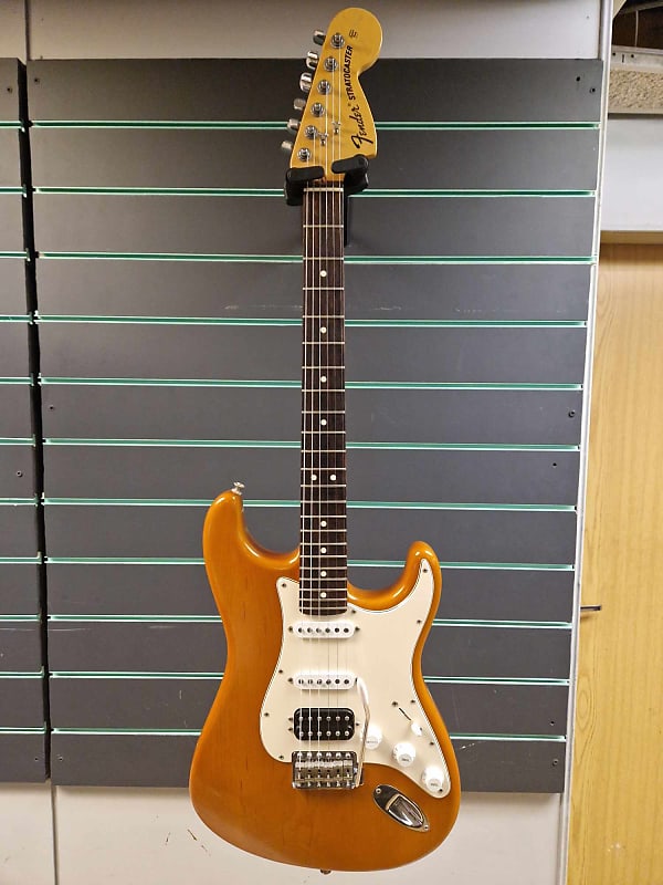 Fender Highway One Stratocaster Satin Amber 2003 Electric Guitar image 1