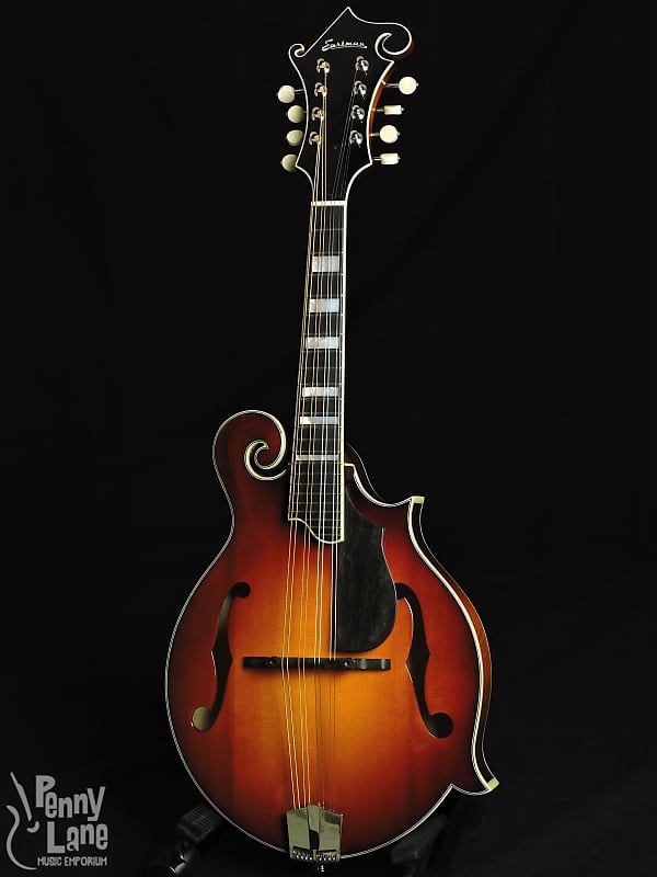 Eastman MD615-GB Gold Burst Acoustic Electric F-Style Mandolin with Case image 1