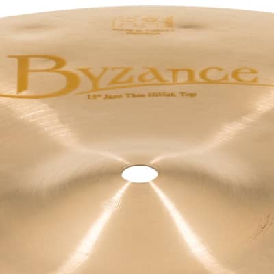 Meinl Byzance Jazz Thin Hi Hat Cymbals 15" image 2