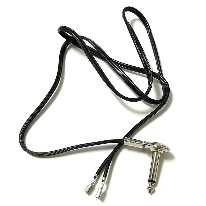Vintage Fender Style Combo Speaker Cable 1/4"/Spade Lug image 1