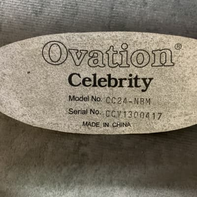 Ovation Celebrity CC24-NBM Nutmeg Burled Maple image 20