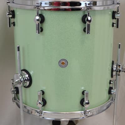 Sonor 18/12/14" SQ2 Drum Set - Vintage Maple Shells Pale Green image 7