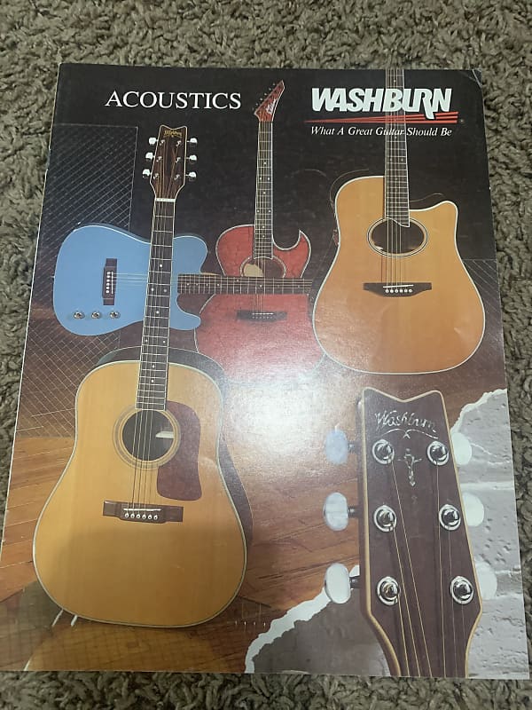 Washburn 90s Acoustic Catalog Reverb