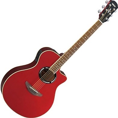 Yamaha APX500II RM Thinline Acoustic Electric Guitar Red Metallic