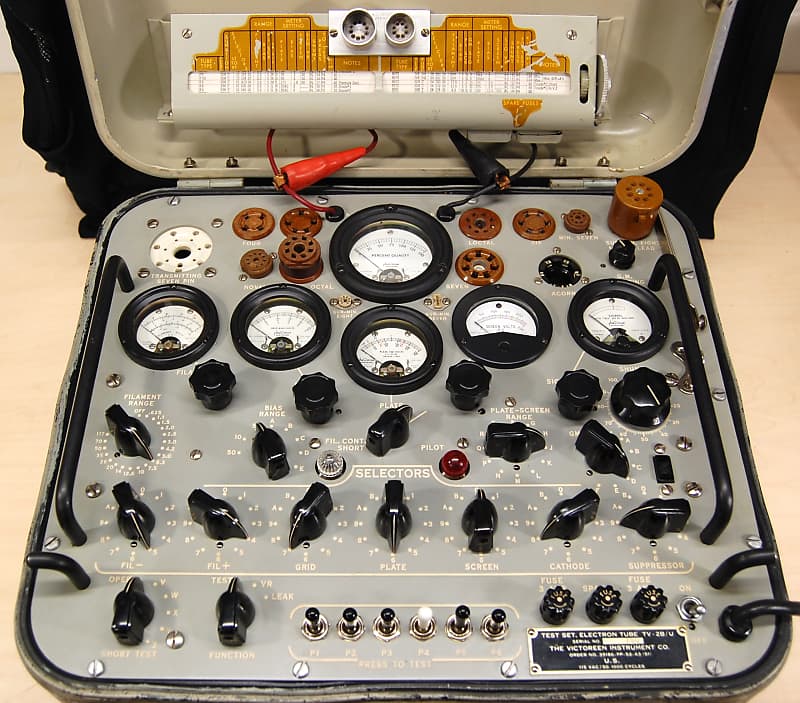 Victoreen TV - 2B/U Tube Tester Military Spec