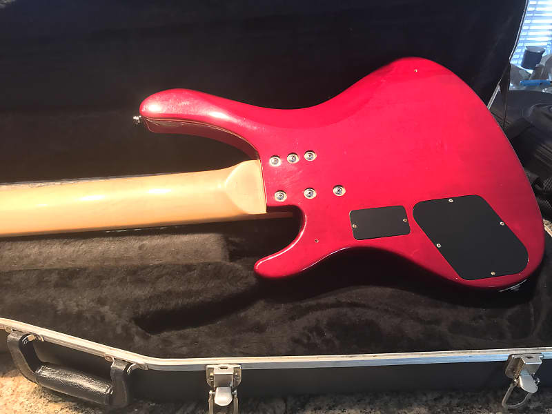 Washburn XB600 90's - Transparent Red | Reverb