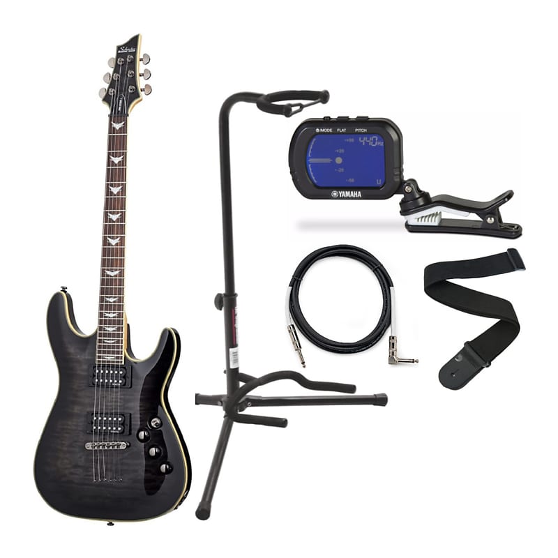 Schecter Omen Extreme 6-String Electric Guitar (See-Thru Black