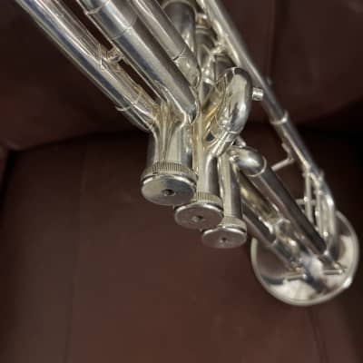 Getzen Eterna 700S Bb Trumpet SN P-13689 (Silver plated) image 19