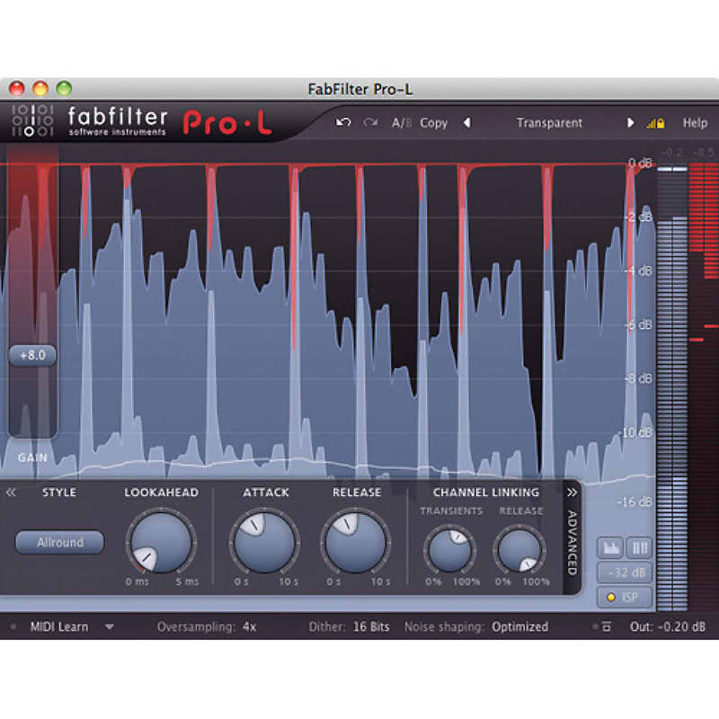 FabFilter Pro-L 2 Limiter Software Plug-In (Download) | Reverb