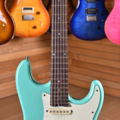 Schecter Traditional Route 66 Kingman HSS Surf Green image 9