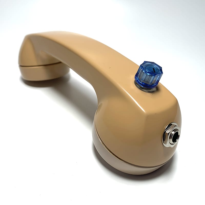 Vintage Telephone Microphone w/ Volume Knob & 1/4" Mono Reverb