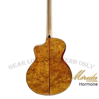 Merida Extrema Hormone all Solid Sitka Spruce & Cypress grand auditorium acoustic electronic guitar image 4