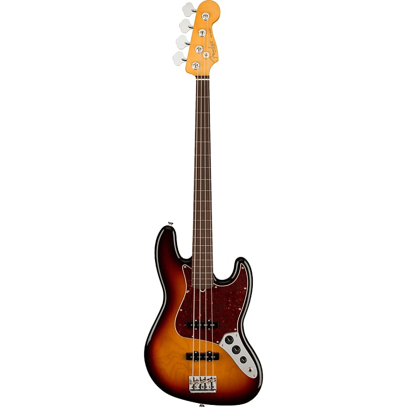 Fender American Professional II Jazz Bass Fretless, Rosewood Fingerboard - 3-Color Sunburst image 1