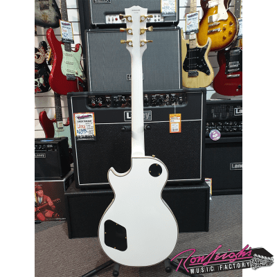 Tokai Legacy Series Love Rock Les Paul Custom Electric Guitar in White image 5