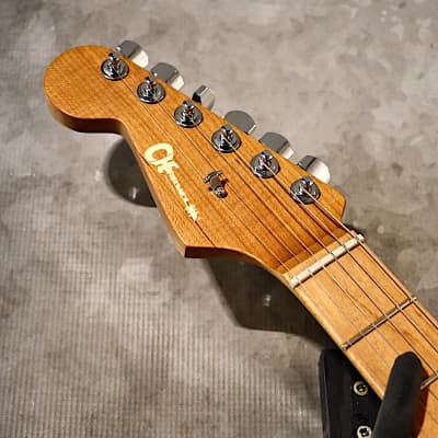 Charvel Left Handed Pro Mod DK24 HH Caramelized Maple 2021 Gloss Black Lefty Guitar image 5