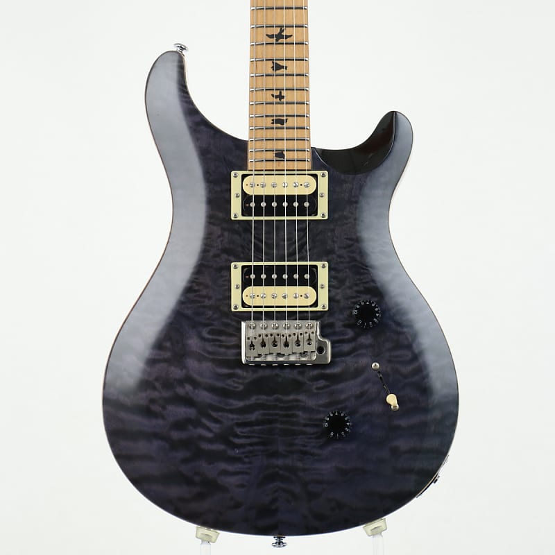 Paul Reed Smith (PRS) SE Custom24 Roasted Quilt Top Gray Black [SN T13393]  (03/18)