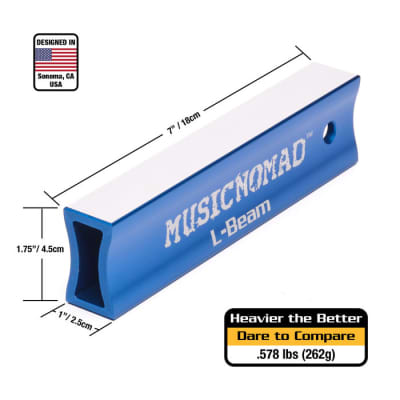 Music Nomad MN810 Fret Leveler 18cm L-Beam image 8