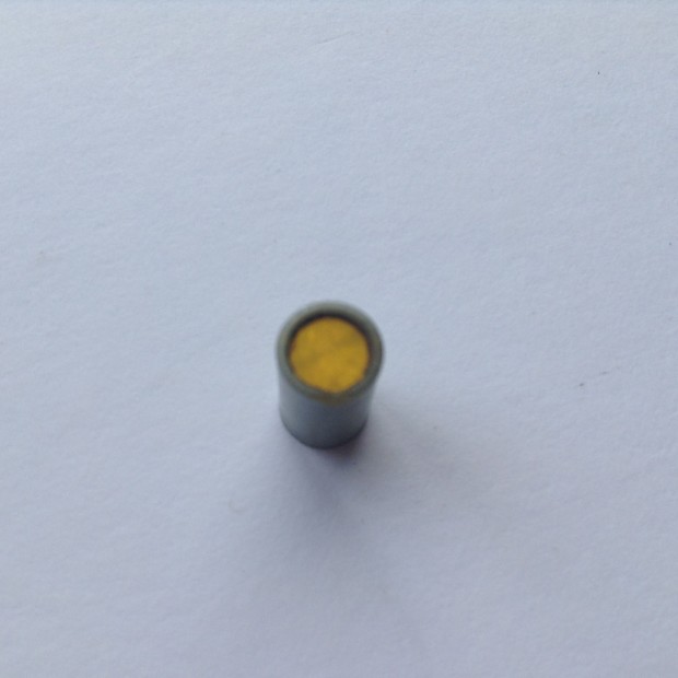 Used Yellow Gold Slider Cap for MOOG Liberation Opus 3 Polymoog Analog Synthesizer image 1