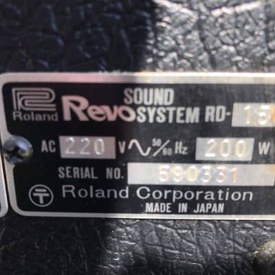 Roland Roland Revo RD-150L 1978 Black Vintage Leslie Speaker imagen 4