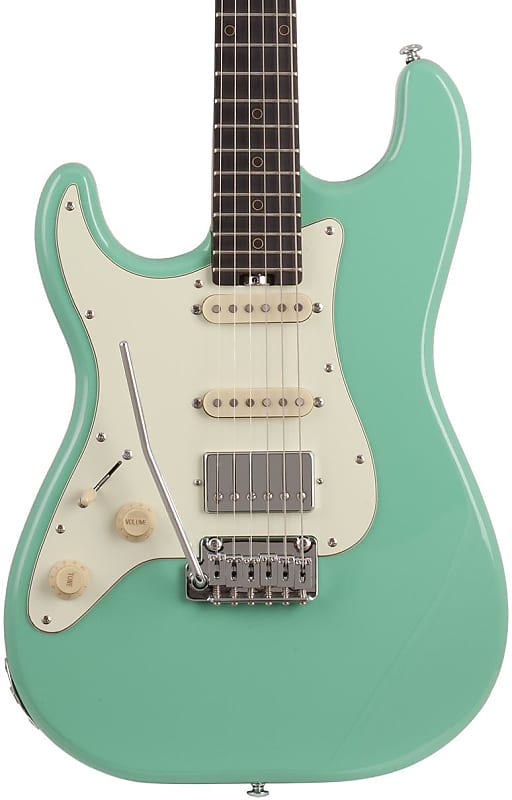 Schecter Nick Johnston Traditional HSS Left-handed Electric Guitar - Atomic Green image 1