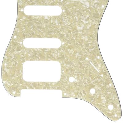 Genuine Fender H/S/S Lone Star Pickguard, Aged White Moto - 099-1338-000 image 3
