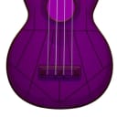 Kala KA-SWF-PL Waterman Soprano Ukulele - Fluorescent Purple Gloss