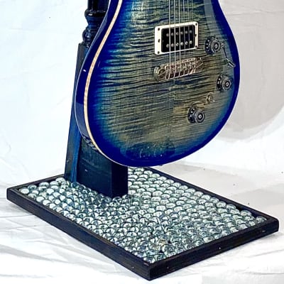 Guitar/Bass Stand - Blue on Black (Model 1) image 1