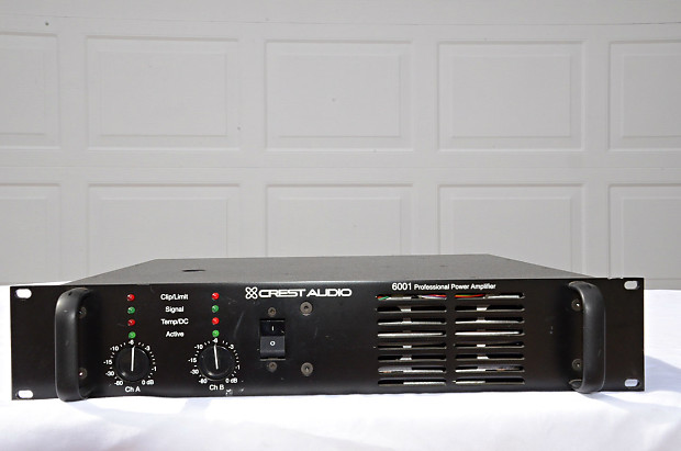 アンプ CREST AUDIO 6001 POWER AMPLIFIER 720W/CH 6001 POWER AMPLIFIER - Crest Audio