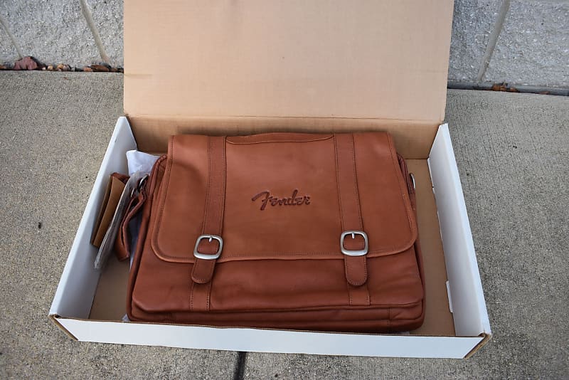 2000 Fender Promotional Leather Briefcase Reverb