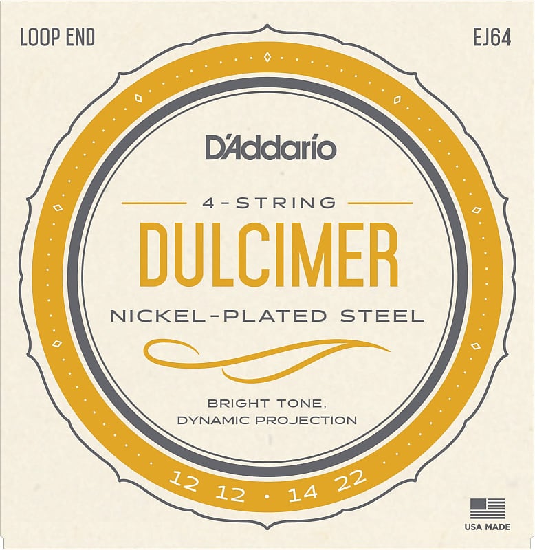 D'Addario EJ64 4-String Dulcimer Strings image 1
