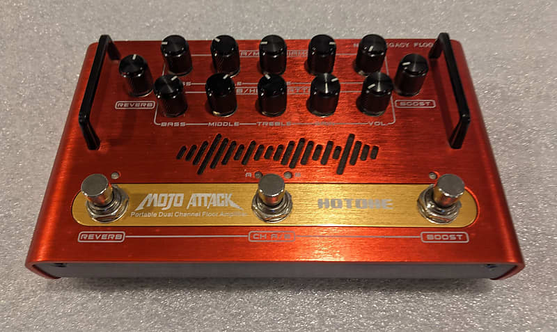 Hotone MojoAttack 2-Channel 75-Watt Pedalboard / Floor Amplifier 