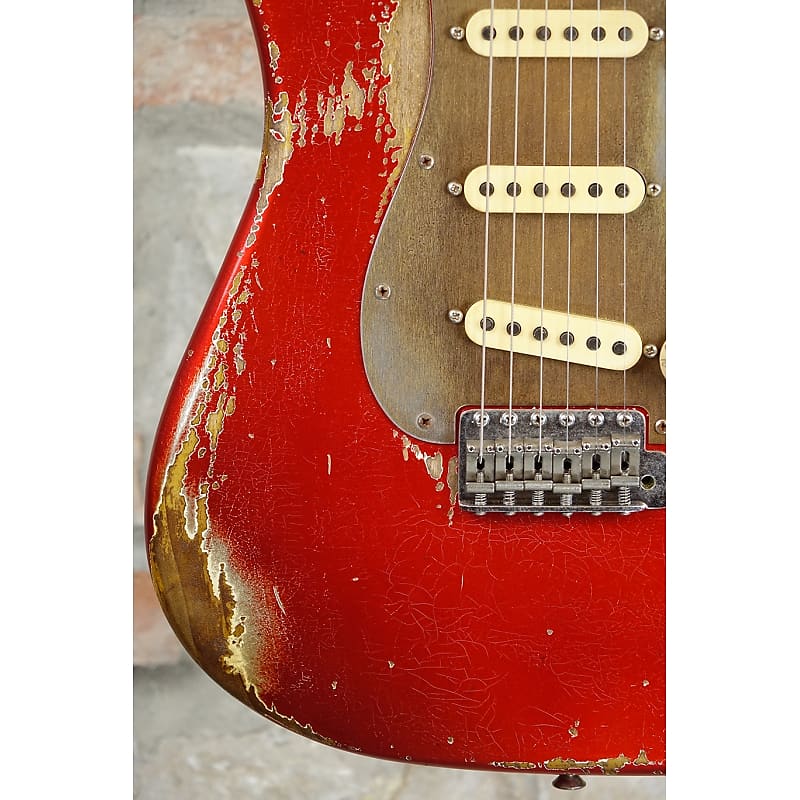 BUTTARINI Stratocaster '50 SSS - Heavy Relic - Candy Apple