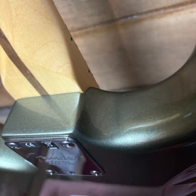 2012 Fender American Standard HSS Strat (Pre-Owned) - Jade Pearl Metallic w/case image 13