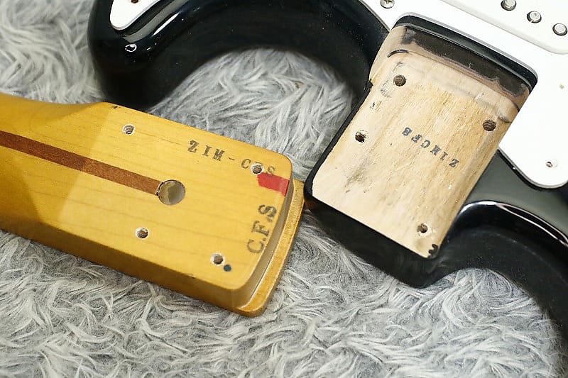 History ZIM-CFS Blk Fujigen Stratocaster Circle Fretting System