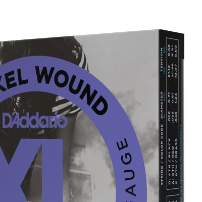 D'Addario EXL115-3D Nickel Blues/Jazz Electric Guitar Strings, 3-Pack, (11-49) image 4