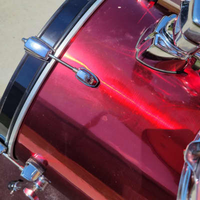 Mapex Horizon Series 4 Piece Drum Shell Pack - 10/12/14/22 - Red (189-1) image 12