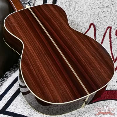 Collings OM Series OM2H Sitka Spruce Top East Indian Rosewood Back & Sides 45 Style Snowflake Inlays Natural 4.30 LBS image 11